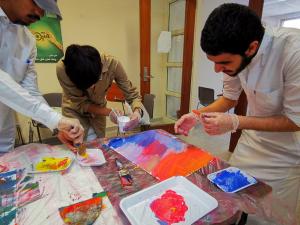 A Workshop Entitled: ‘Color Experiments’ at the Male Section